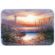 Carolines Treasures APH4130JCMT Lighthouse Scene with Boat Kitchen or Bath Mat 24x36, 24H X 36W, multicolor