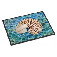 Carolines Treasures BB5368JMAT Sea Shell and Water Indoor or Outdoor Mat 24x36, 24H X 36W, Multicolor