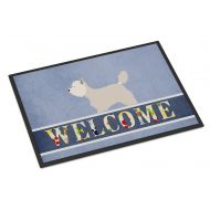 Carolines Treasures BB8318JMAT Westie Welcome Indoor or Outdoor Mat 24x36, 24H X 36W, Multicolor