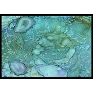Carolines Treasures 8963JMAT Abstract Crabs and Oysters Indoor or Outdoor Mat 24x36, 24H X 36W, Multicolor
