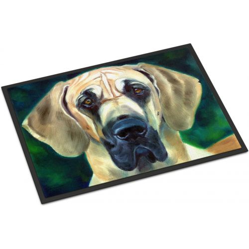  Carolines Treasures 7444MAT Great Dane Lookin at You Indoor or Outdoor Mat 18x27, 18H X 27W, Multicolor