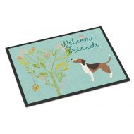 Carolines Treasures BB7601MAT Welcome Friends Beagle Indoor or Outdoor Mat 18x27, 18H X 27W, Multicolor