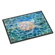 Carolines Treasures BB5363MAT Sea Turtle Under Water Indoor or Outdoor Mat 18x27, 18H X 27W, Multicolor