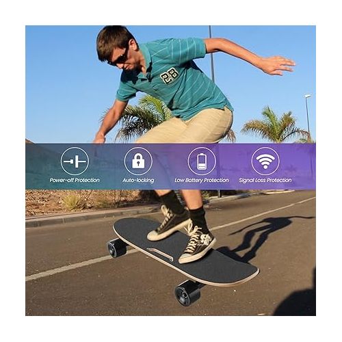  CAROMA 350W Electric Skateboards for Adults Teens, 27.5