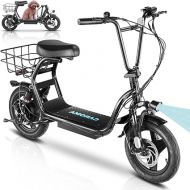 Caroma Peak 819W Electric Scooter with Seat, 14