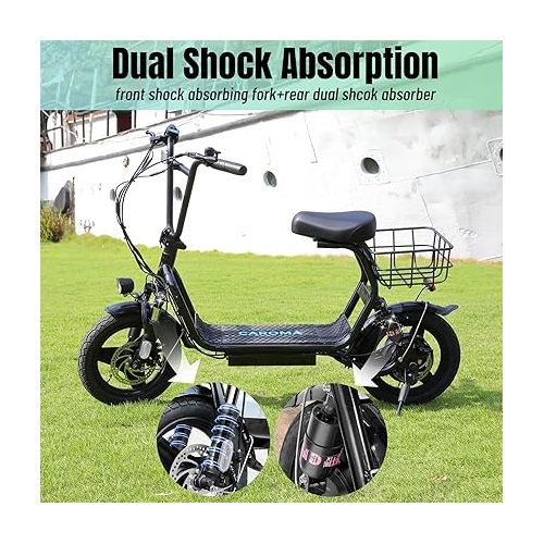  Caroma Peak 870W Electric Scooters for Adults, 14