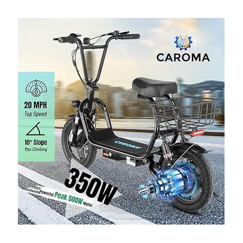  Caroma Peak 870W Electric Scooters for Adults, 14