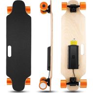 Caroma Electric Skateboard with Remote, 350W Brushless Motor, 20 Mph Top Speed & 15 Miles Range, Electric Longboard for Adults ＆Teens Beginners