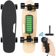 Caroma Electric Skateboards with Wireless Remote Control, Max 12.4 MPH and 8 Miles Range, Electric Skateboards for Adults and Beginners, Ideal Skateboard Gifts for Kids Adults