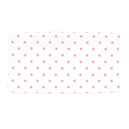  Carousel Designs Red Stars Changing Pad Cover - Organic 100% Cotton Change Pad Cover - Made...