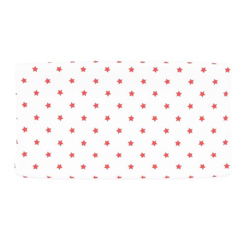  Carousel Designs Red Stars Changing Pad Cover - Organic 100% Cotton Change Pad Cover - Made...