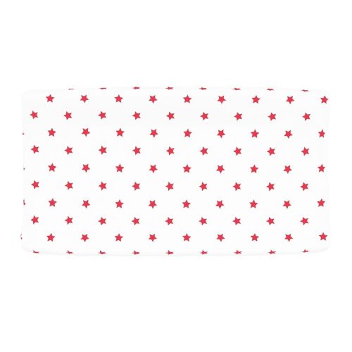  Carousel Designs Red Stars Changing Pad Cover - Organic 100% Cotton Change Pad Cover - Made...