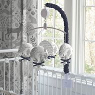 Carousel Designs Navy and Gray Woodland Mobile