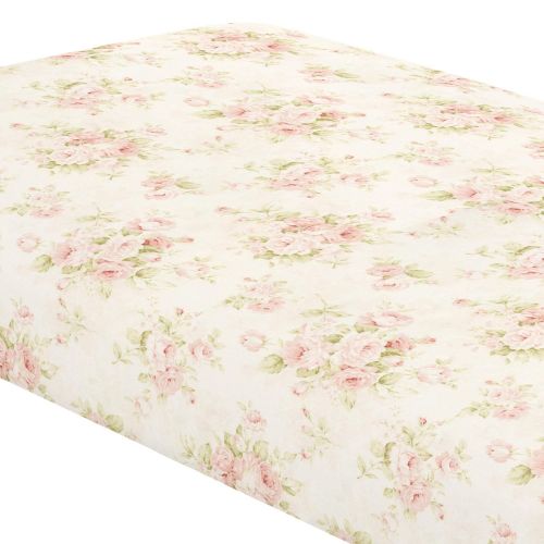  Carousel Designs Pink Floral Crib Sheet