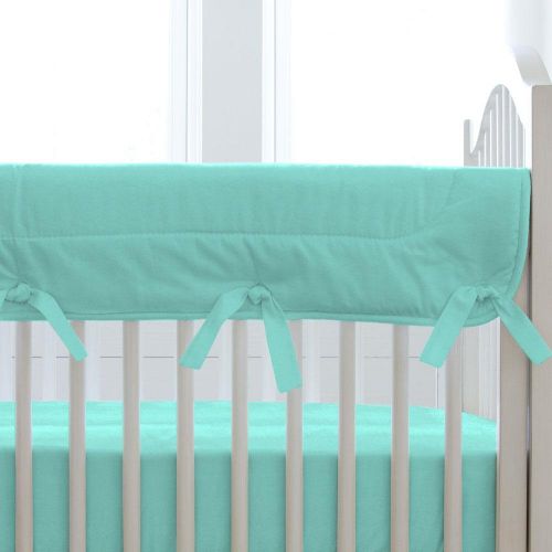  Carousel Designs Solid Teal Crib Rail Cover