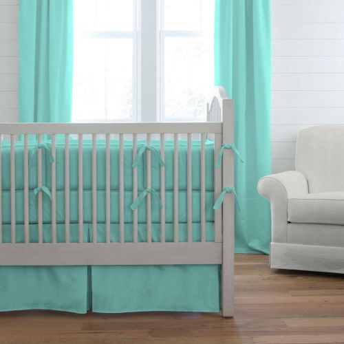  Carousel Designs Solid Teal Crib Rail Cover