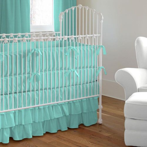  Carousel Designs Solid Teal Crib Rail Cover