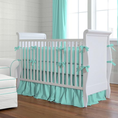  Carousel Designs Solid Teal Crib Rail Cover