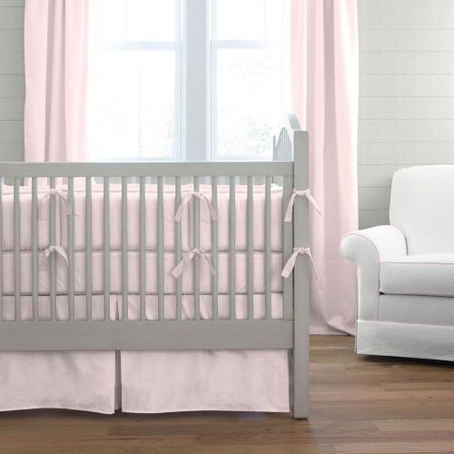  Carousel Designs Solid Pink Crib Rail Cover