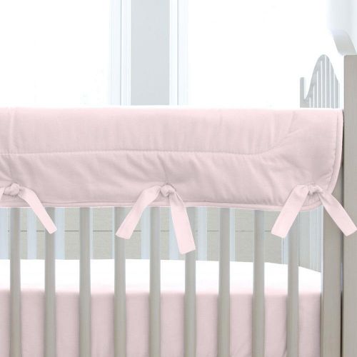  Carousel Designs Solid Pink Crib Rail Cover