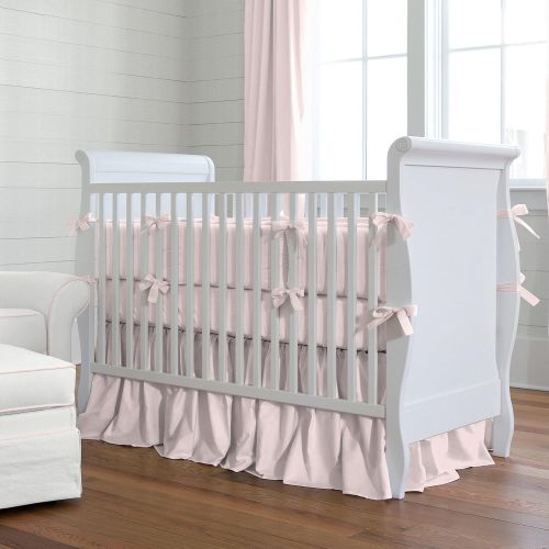  Carousel Designs Solid Pink Crib Rail Cover