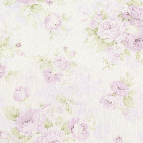  Carousel Designs Lavender Shabby Floral Crib Rail Cover