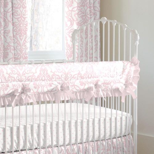  Carousel Designs Pink Filigree Crib Rail Cover