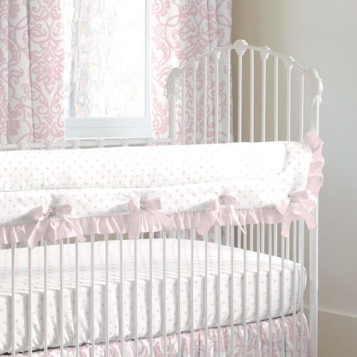  Carousel Designs Pink Filigree Crib Rail Cover