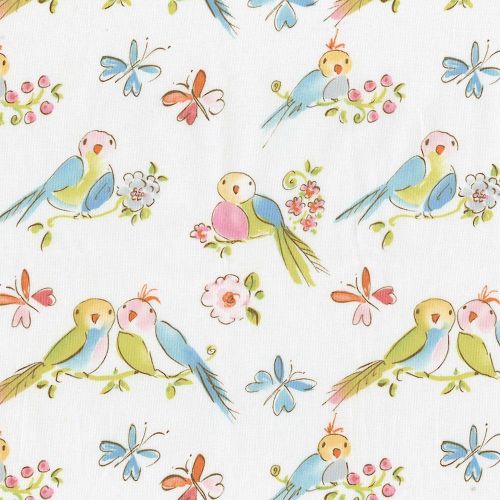  Carousel Designs Love Birds Crib Rail Cover