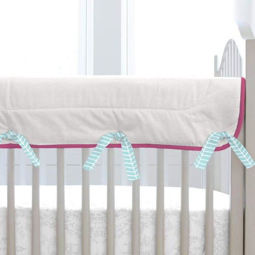  Carousel Designs Bright Damask Butterflies Crib Rail Cover