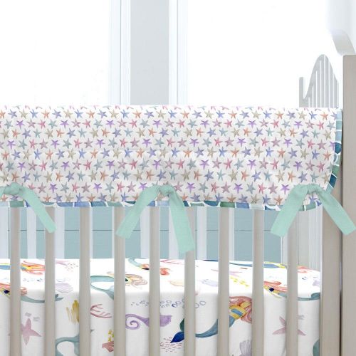  Carousel Designs Watercolor Mermaids Crib Rail Cover