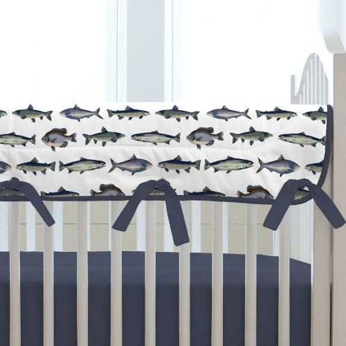  Carousel Designs Gone Fishing Crib Rail Cover