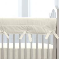 Carousel Designs Solid Ivory Crib Rail Cover