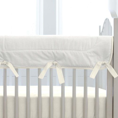  Carousel Designs Solid Ivory Crib Rail Cover