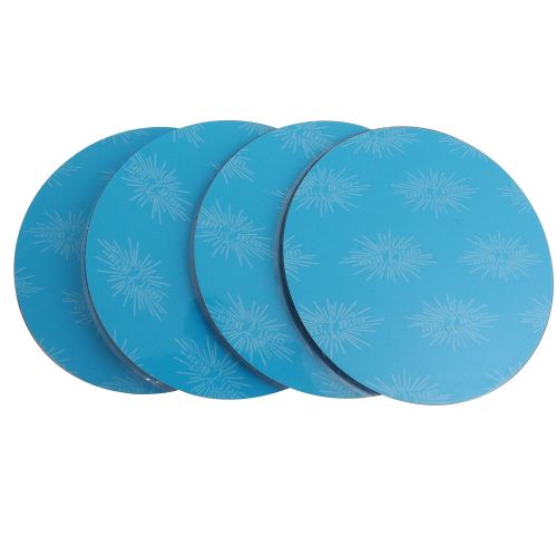  Carpet Anchor Sticky Discs Non-Slip Rug Pads for Rug-ON-Floor Anti-Slip. Rug Stickers. No Residue. 8 Pack. Limits Medium/Large Rugs/Exercise/Door Mats from Moving On Floors