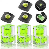 Carpro 6 Pack Hot Shoe Level, Hot Shoe Bubble Level Camera Hot Shoe Cover 2 Axis Bubble Spirit Level for DSLR Film Camera Canon Nikon Olympus,Combo Pack - 2 Axis and 1 Axis