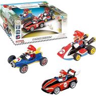 Carrera Pull & Speed 15813016 Official Licensed Kids Toy Car Pull Back Vehicle for Ages 3 and Up - Mario Kart Mario / Wild Wing Mario / Mach 8 Mario