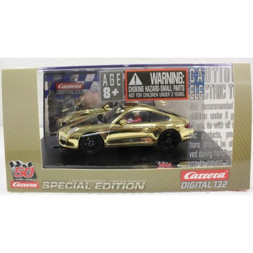  Carrera Digital 132 30671 Porsche 911 "Gold" 132 Slot Car *Rare*