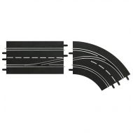 Carrera Digital 124132 Lane Change Curve Right, In to Out slot car track 30364