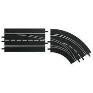 Carrera Digital 124132 Lane Change Curve Right, Out to In slot car track 30365
