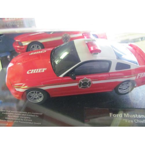  Carrera Analog Mustang GT Fire Chief Car #27177 MIB