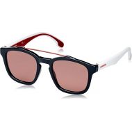 Carrera Sunglasses (Safilo Group) CA1011/S Square Sunglasses, Black/Burgunday, 52 mm