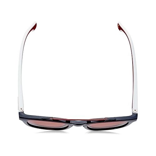  Carrera Sunglasses (Safilo Group) CA1011/S Square Sunglasses, Black/Burgunday, 52 mm