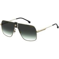 Carrera Carrera 1018/S 2M2 Gold Metal Aviator Sunglasses Green Gradient Lens, 63-11-145