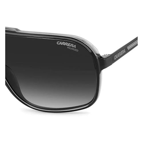  Carrera Men's Grand Prix 3 Rectangular Sunglasses, Black/Grey Shaded, L
