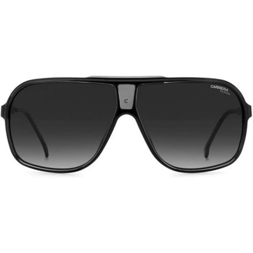  Carrera Men's Grand Prix 3 Rectangular Sunglasses, Black/Grey Shaded, L