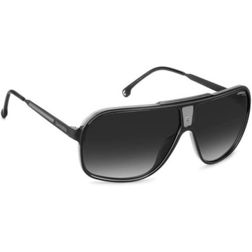  Carrera Men's Grand Prix 3 Rectangular Sunglasses, Black/Grey Shaded, L