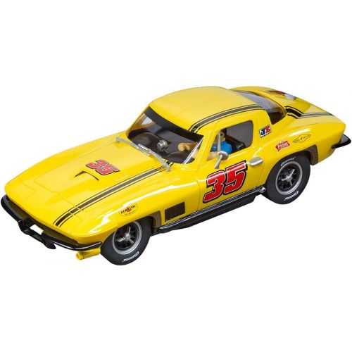  [아마존베스트]Carrera 30906 Chevrolet Corvette Sting Ray #35 Digital 132 Slot Car Racing Vehicle 1:32 Scale