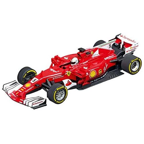  [아마존베스트]Carrera 20027575 Ferrari SF70H S. Vettel No. 5 1:32 Scale Analog Evolution Slot Car Racing Vehicle, Red