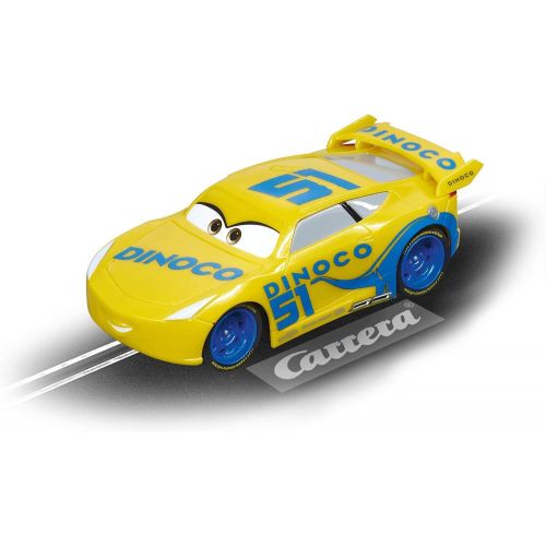  Carrera 64083 GO!!! Disney/Pixar Cars 3 Dinoco Cruz Slot Car Racing Vehicle,Multi